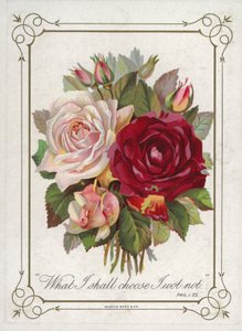 Boeket bloemen door English School